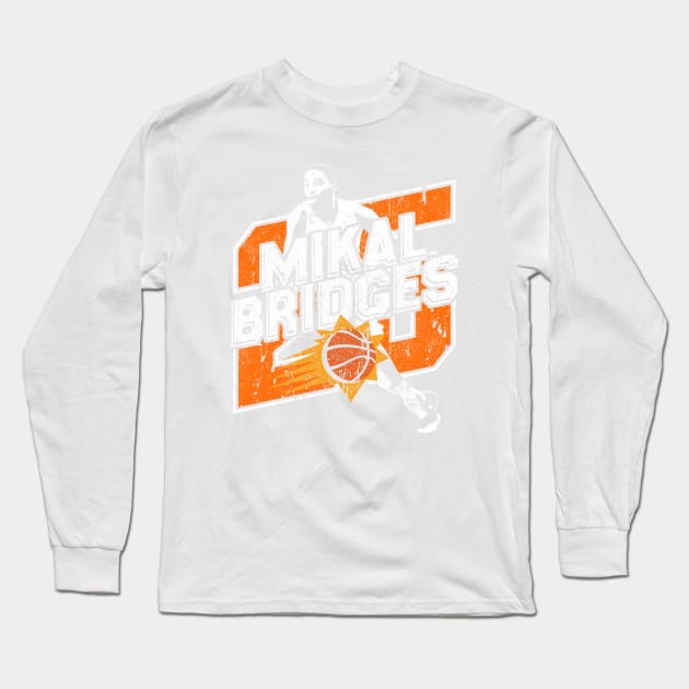 Mikal Bridges Long Sleeve T-Shirt by huckblade